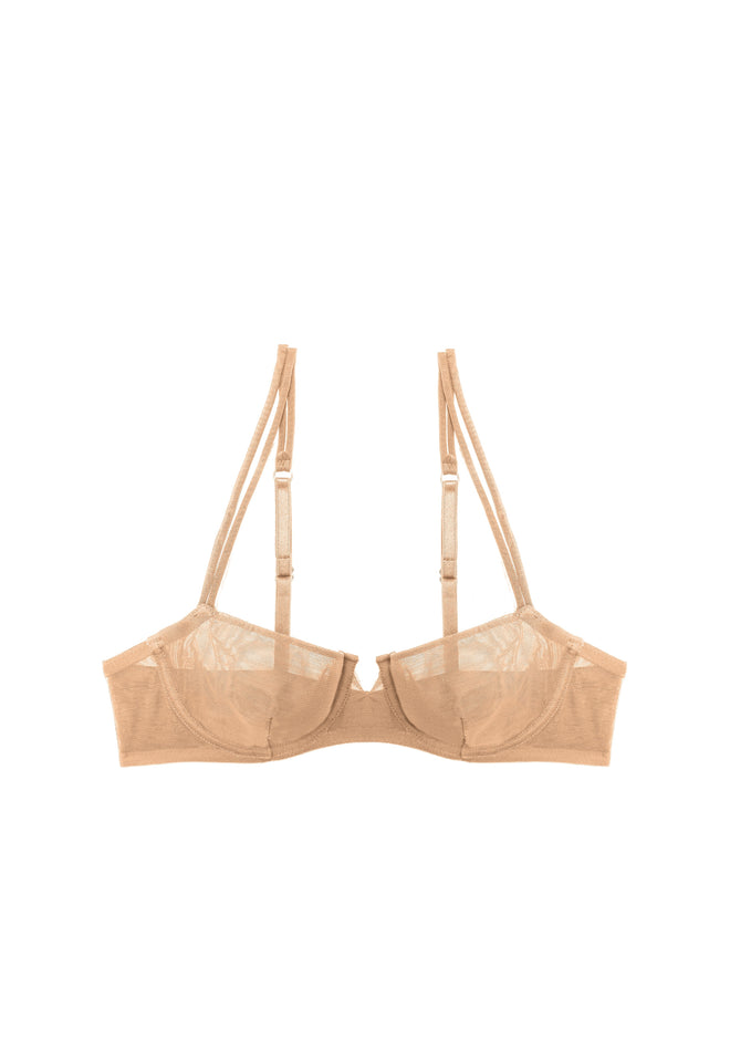 Gia Balconette Bra in Sand