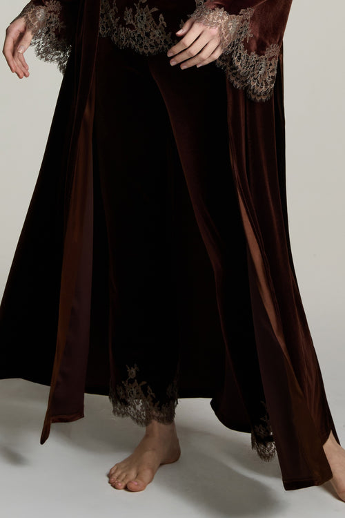 Rose Imperial Long Pants in Brown/Mink