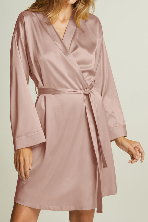 Lombard Street Robe in Cocoa