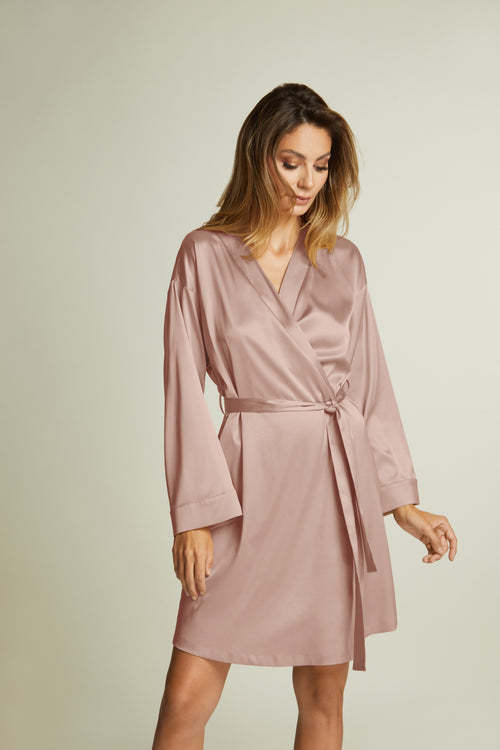 Lombard Street Robe in Cocoa