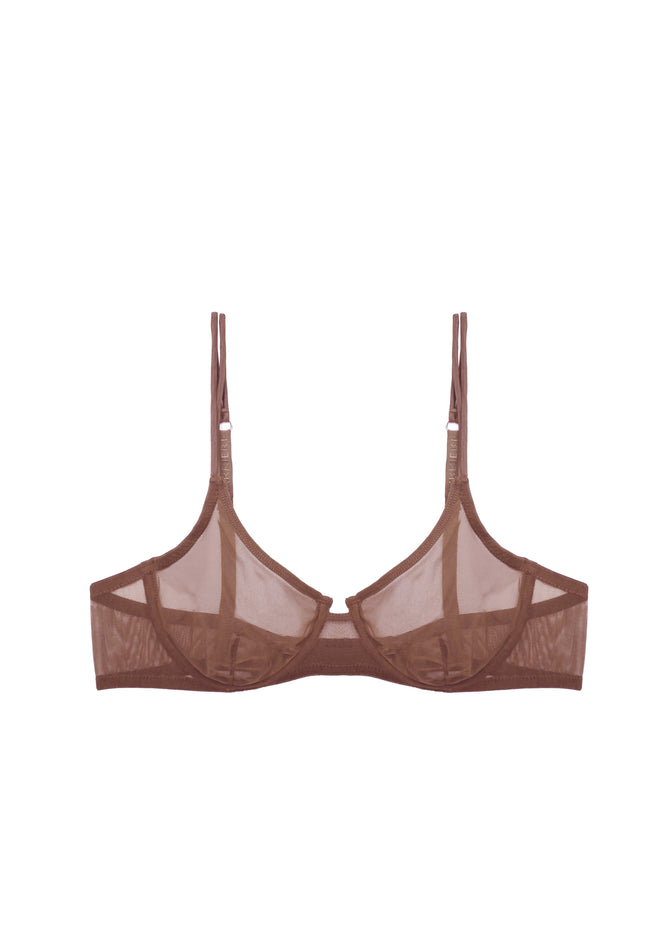 Gia Underwired Bra in Brown