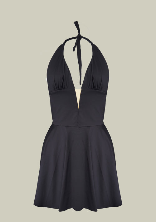 Dial M for Monaco Mini Dress in Black