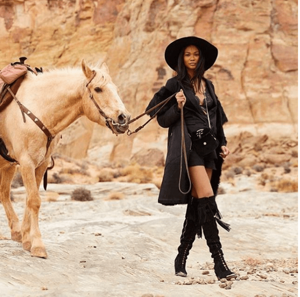 Chanel Iman wearing I.D. Sarrieri - I.D. Sarrieri