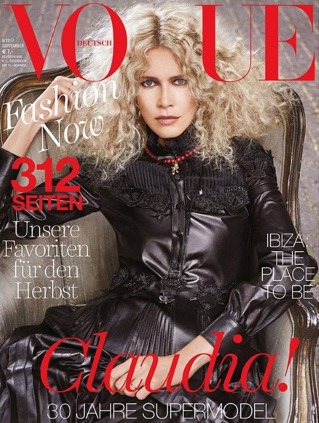 Claudia Schiffer for Vogue Germany - I.D. Sarrieri