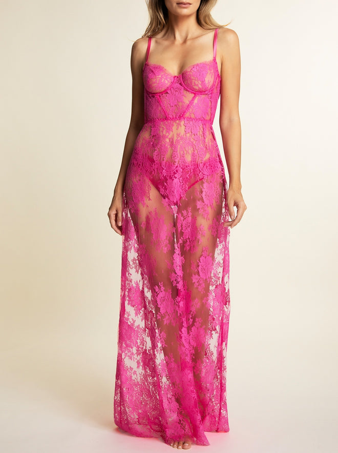 A Night in Marrakech Underwired Dress in Cyclamen