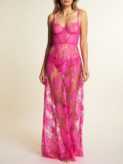 A Night in Marrakech Underwired Dress in Cyclamen