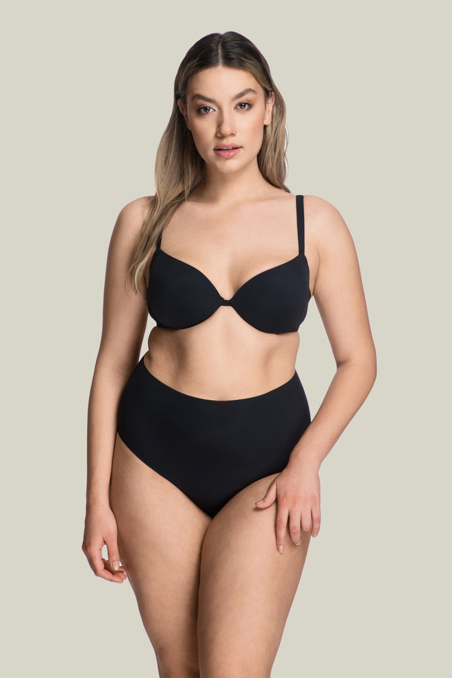 Daisy High Waist Brief in Black