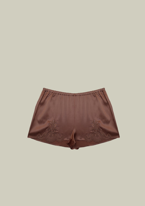 Espresso Evening Shorts in Chocolate