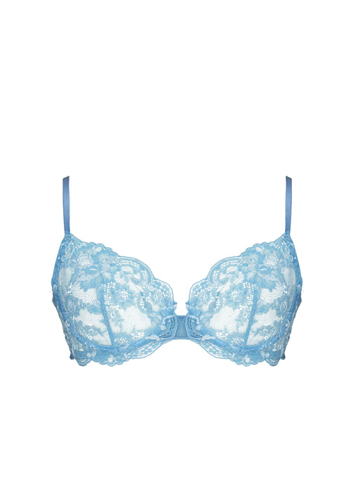 Valerie Underwired Bra in Dusty Blue