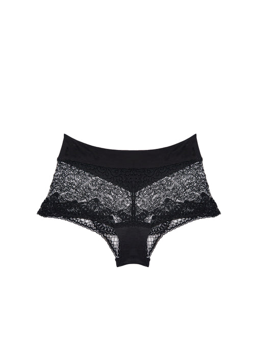 Brunch in Testaccio High Waist Brief in Black