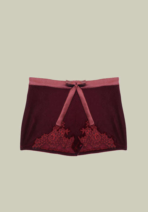 Rose Imperial Shorts in Wine