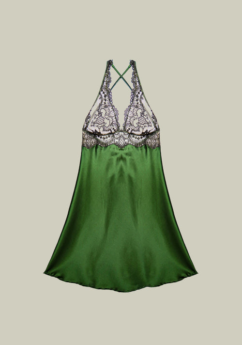 Arabian Nights Chemise in Olive Green