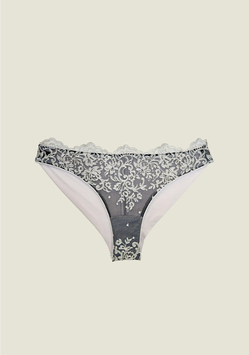 Royal Jewel Brazilian Brief in Silver