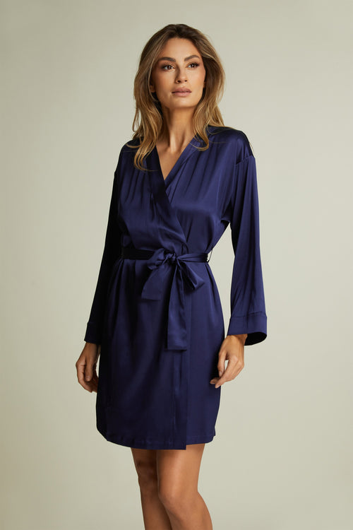 Sunset Robe in Indigo