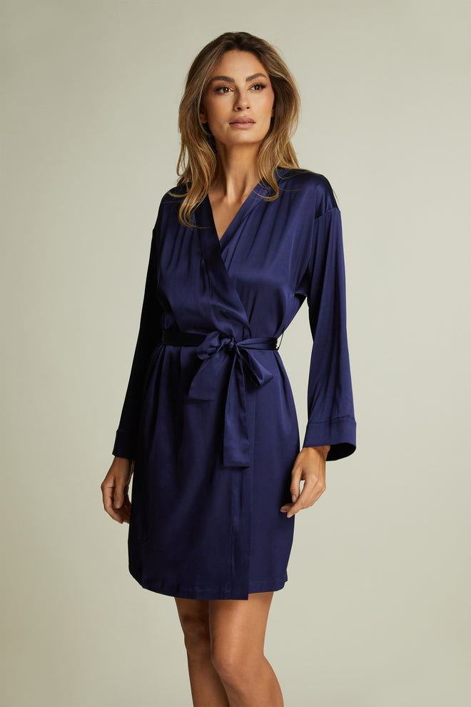 Sunset Robe in Indigo