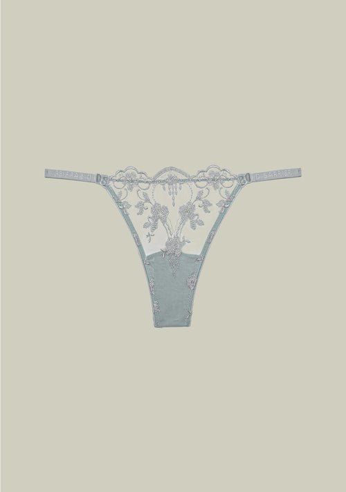 Loulou V-String in Silver