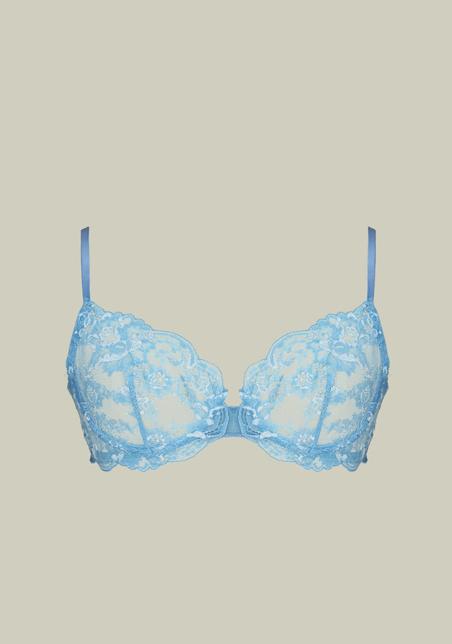 Valerie Underwired Bra in Dusty Blue