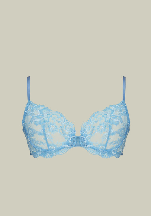 Valerie Underwired Bra in Dusty Blue