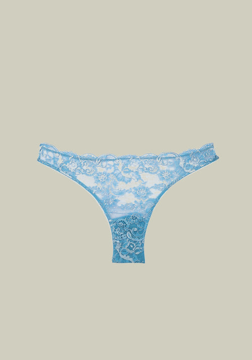 Valerie Brazilian Brief in Dusty Blue