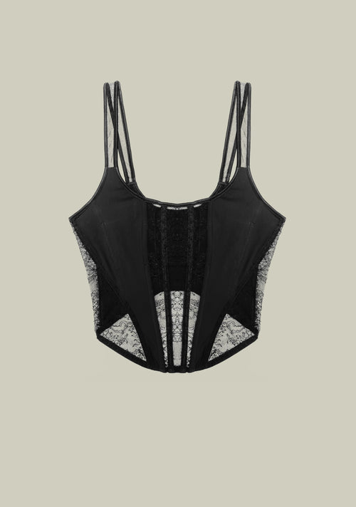 Histoire du Noire Bustier in Black