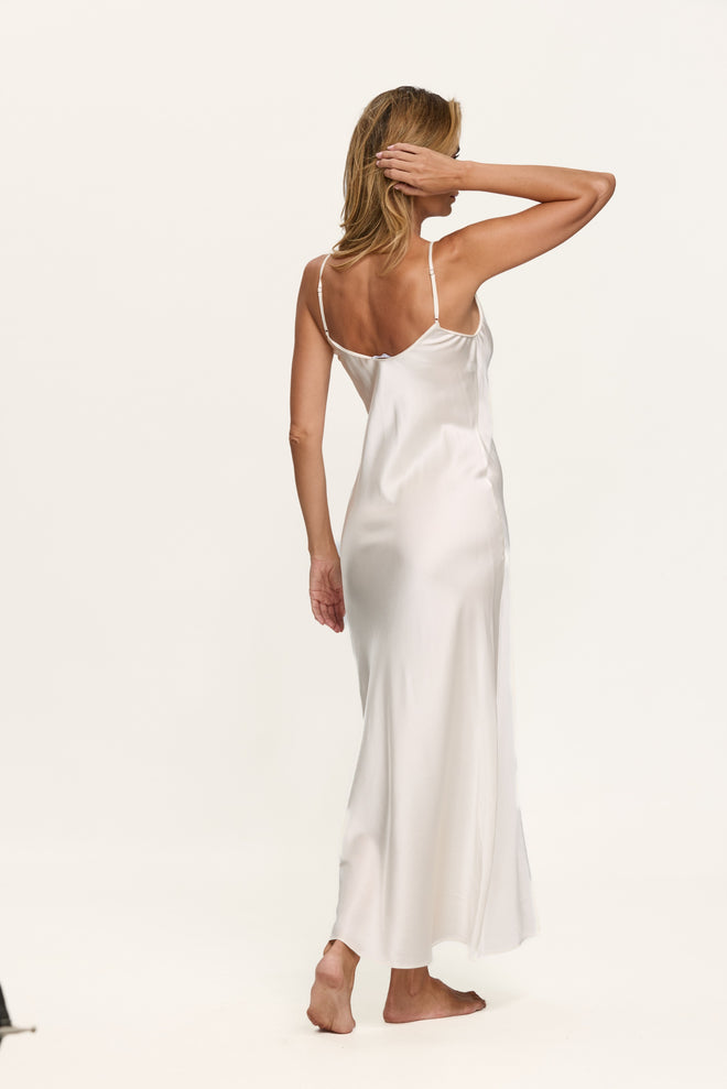 Hôtel Particulier Slip Dress in Cream