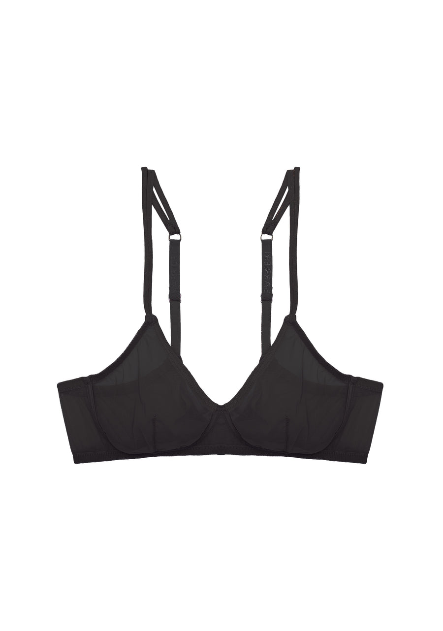 Gia Triangle Bra in Black