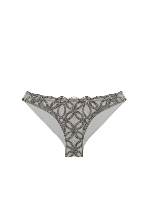 Anastasia Brazilian Brief in Silver Lightning