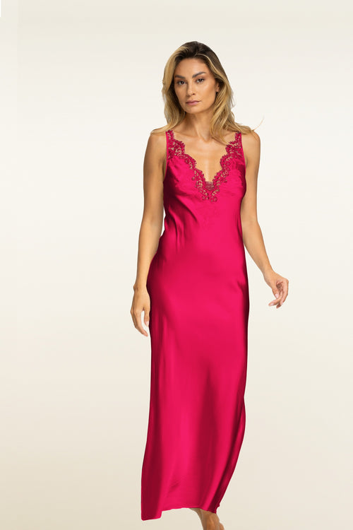 Hôtel Particulier Long Slip in Raspberry