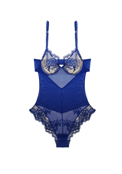 Villa d'Este Bodysuit in Royal Blue