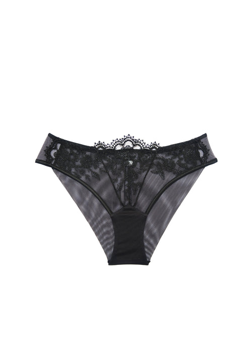 Villa d'Este Medium Brief in Black