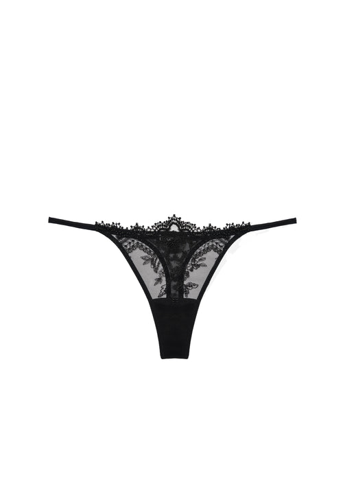 Villa d'Este V-String in Black