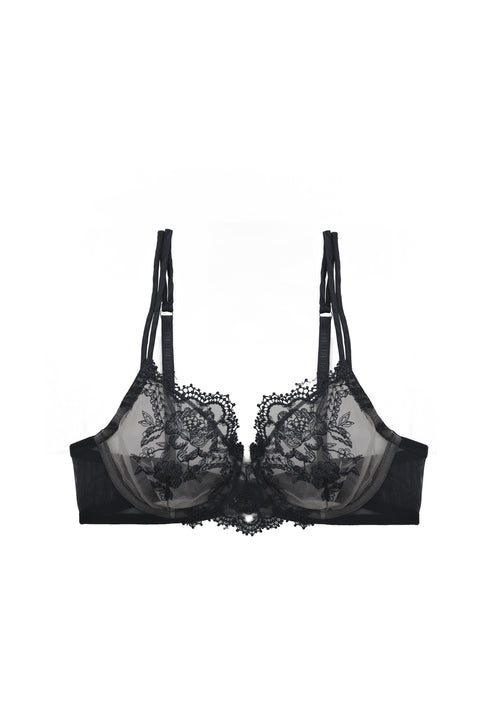 Villa d'Este Underwired Bra in Black