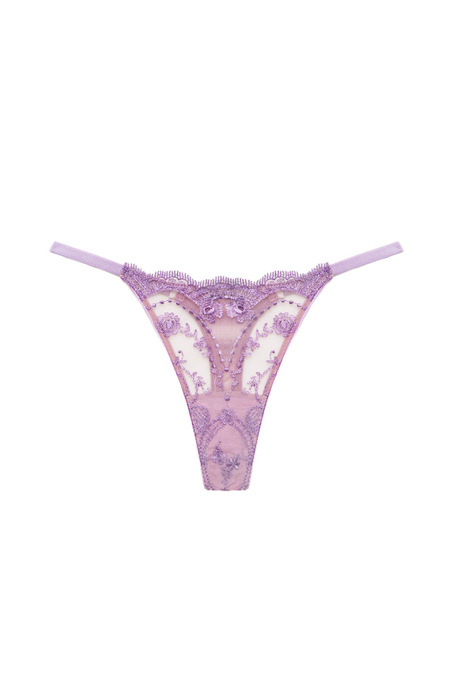 À La Rose V-String in Lilac