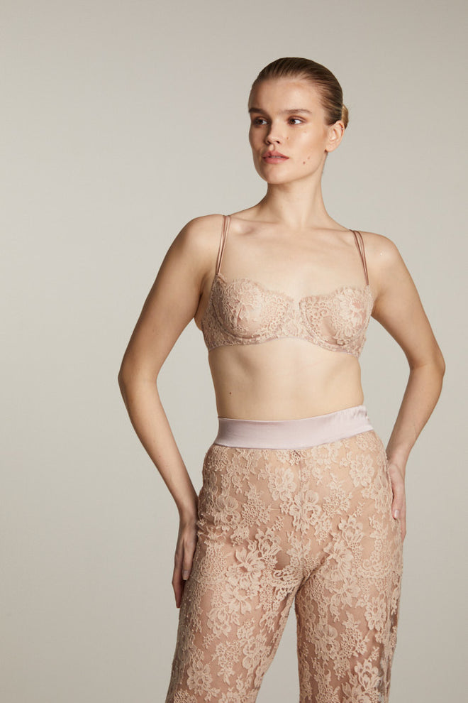 Je m'appelle Sophie Balconette Bra in Champagne