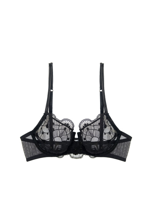 Cleo Underwired Bra in Black