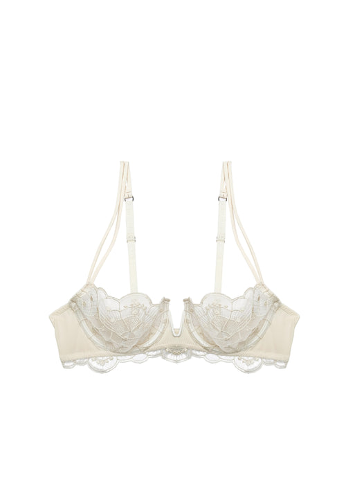 Cleo Balconette Bra in Cream