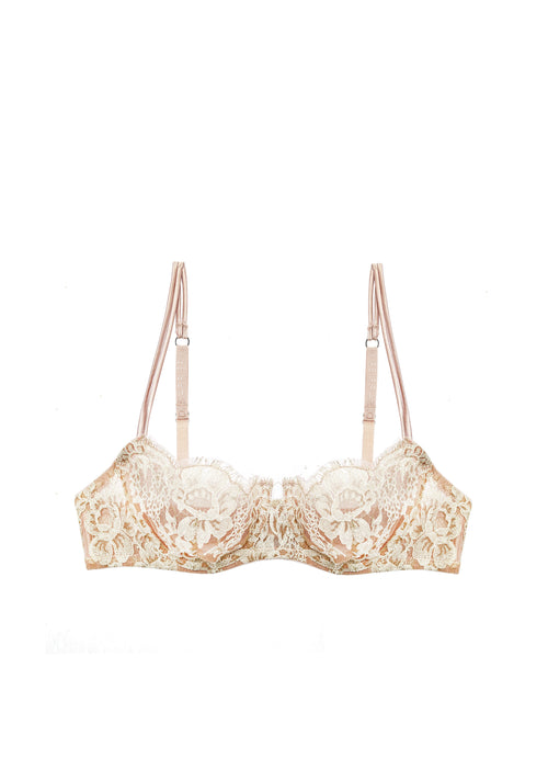 Je m'appelle Sophie Balconette Bra in Champagne