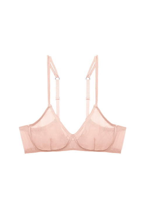 Gia Triangle Bra in Rose Opaline