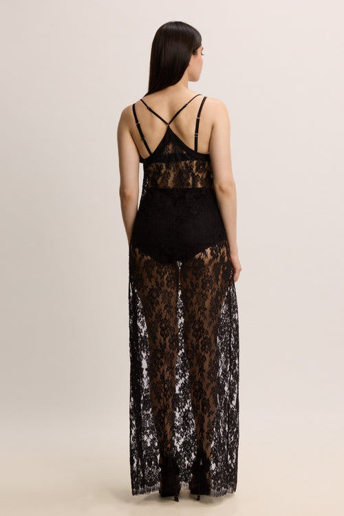 Je m'appelle Sophie Long Dress in Black