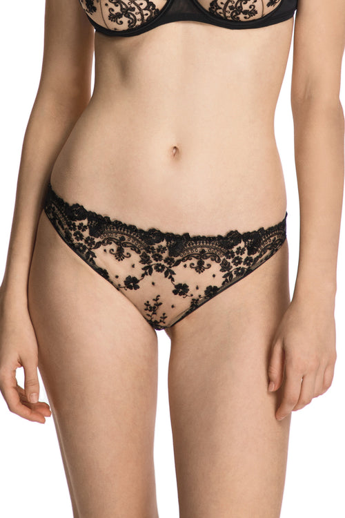 English Rose Brazilian Brief in Black