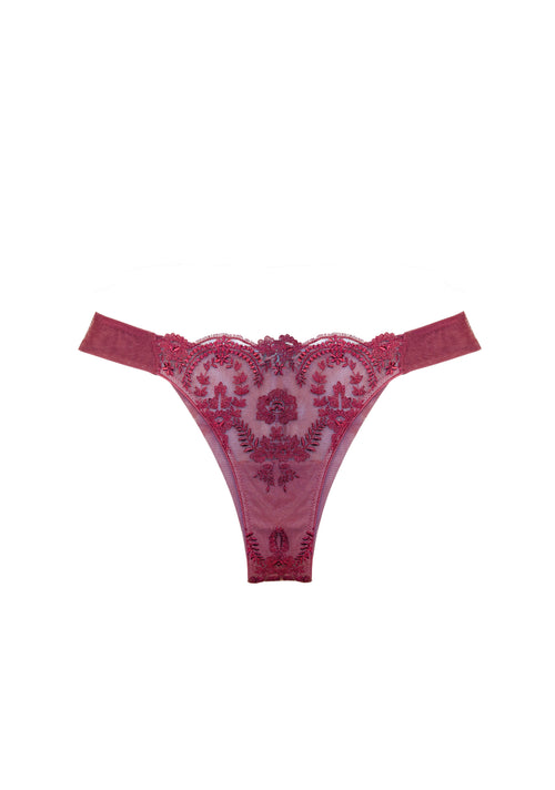 Tuscan Holiday Thong in Wine