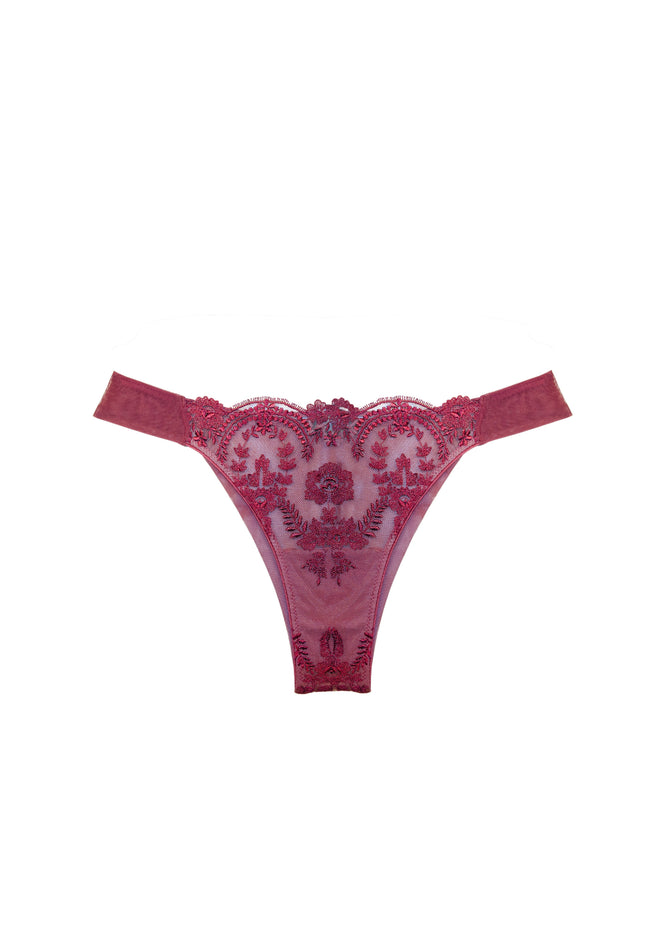 Tuscan Holiday Thong in Wine