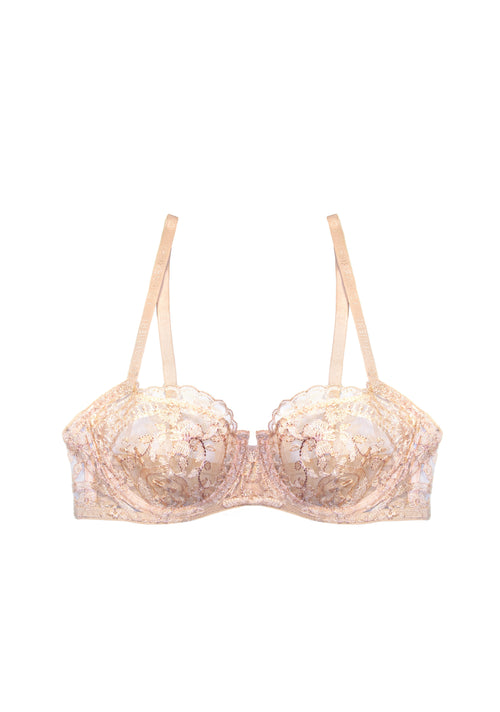 Belle Rose Balconette Bra in Rose Opaline