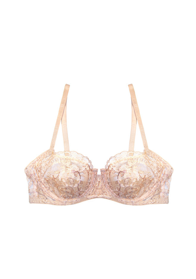 Belle Rose Balconette Bra in Rose Opaline