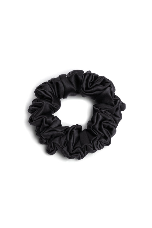 Maria Narrow Scrunchie in Black