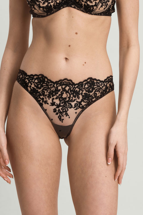 Royal Jewel Brazilian Brief in Noir
