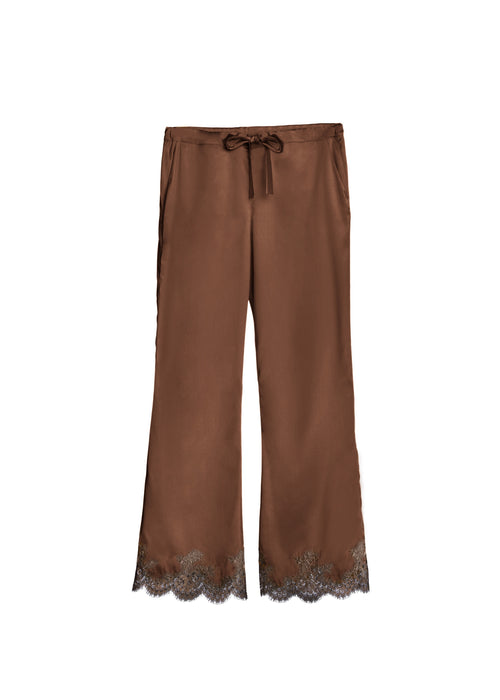 Hôtel Particulier Long Pants in Chocolate