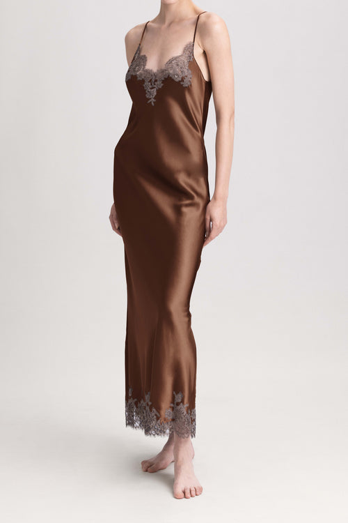 Hôtel Particulier Long Chemise in Chocolate