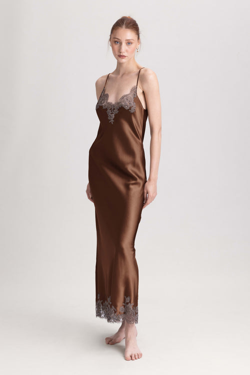 Hôtel Particulier Long Chemise in Chocolate