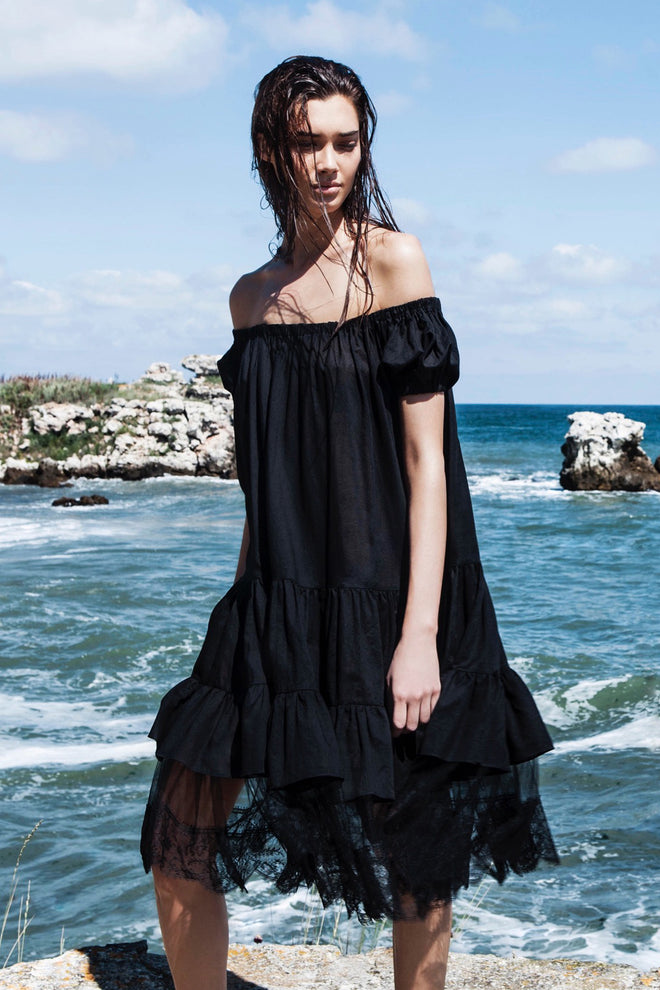Cool Breeze Midi Dress short sleeves